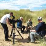 Dr Phil Smith with TV presenter George McGavin