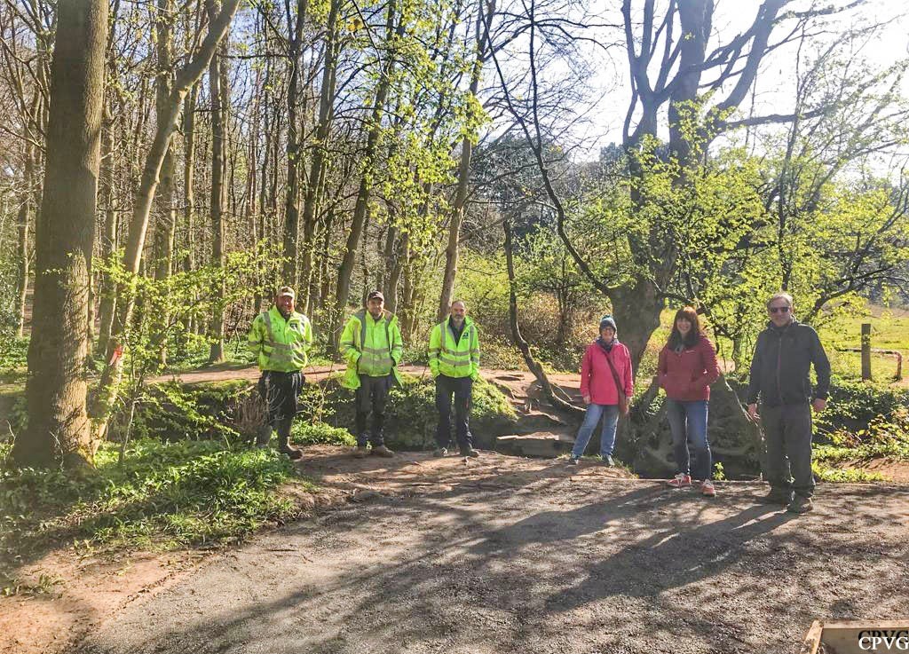 Croxteth Park Volunteers Pathway Project